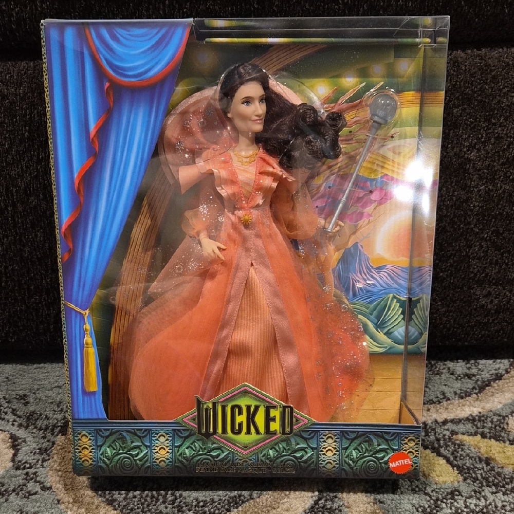Mattel Wicked Magical Wise Woman - Sun Doll in Vibrant Orange Dress, New